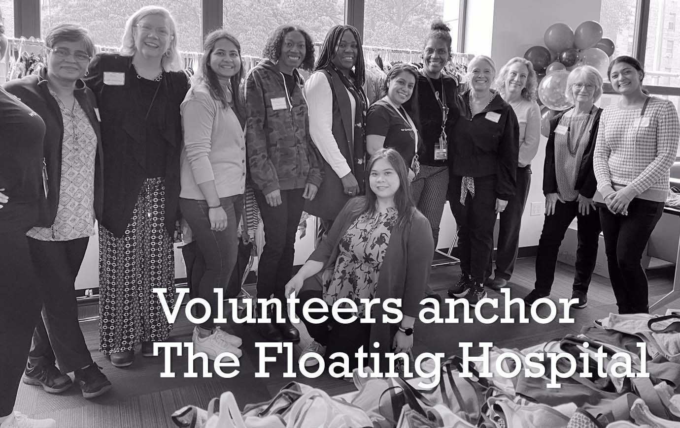 Volunteers anchor The Floating Hospital