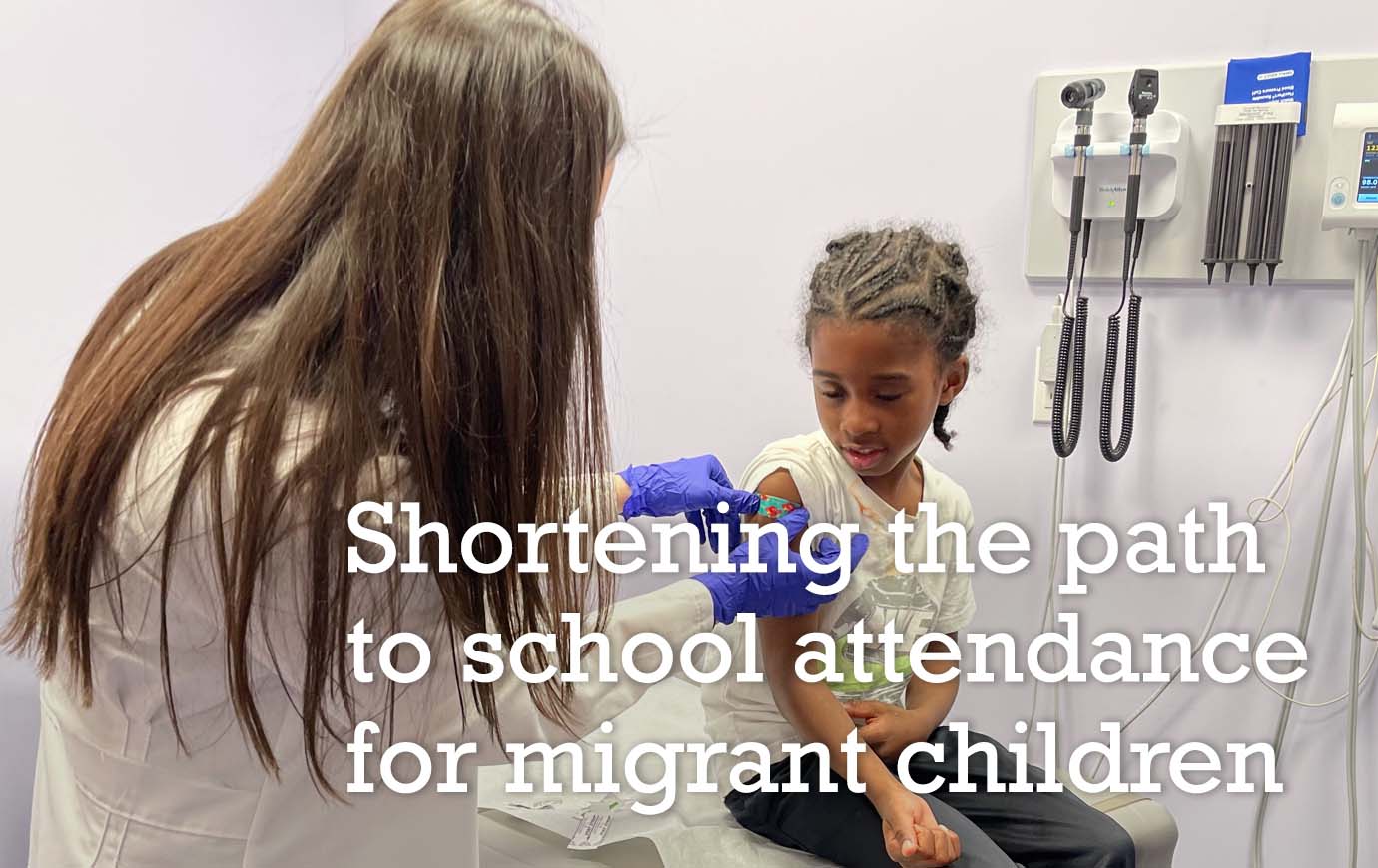 Shortening the path to school attendance for migrant children